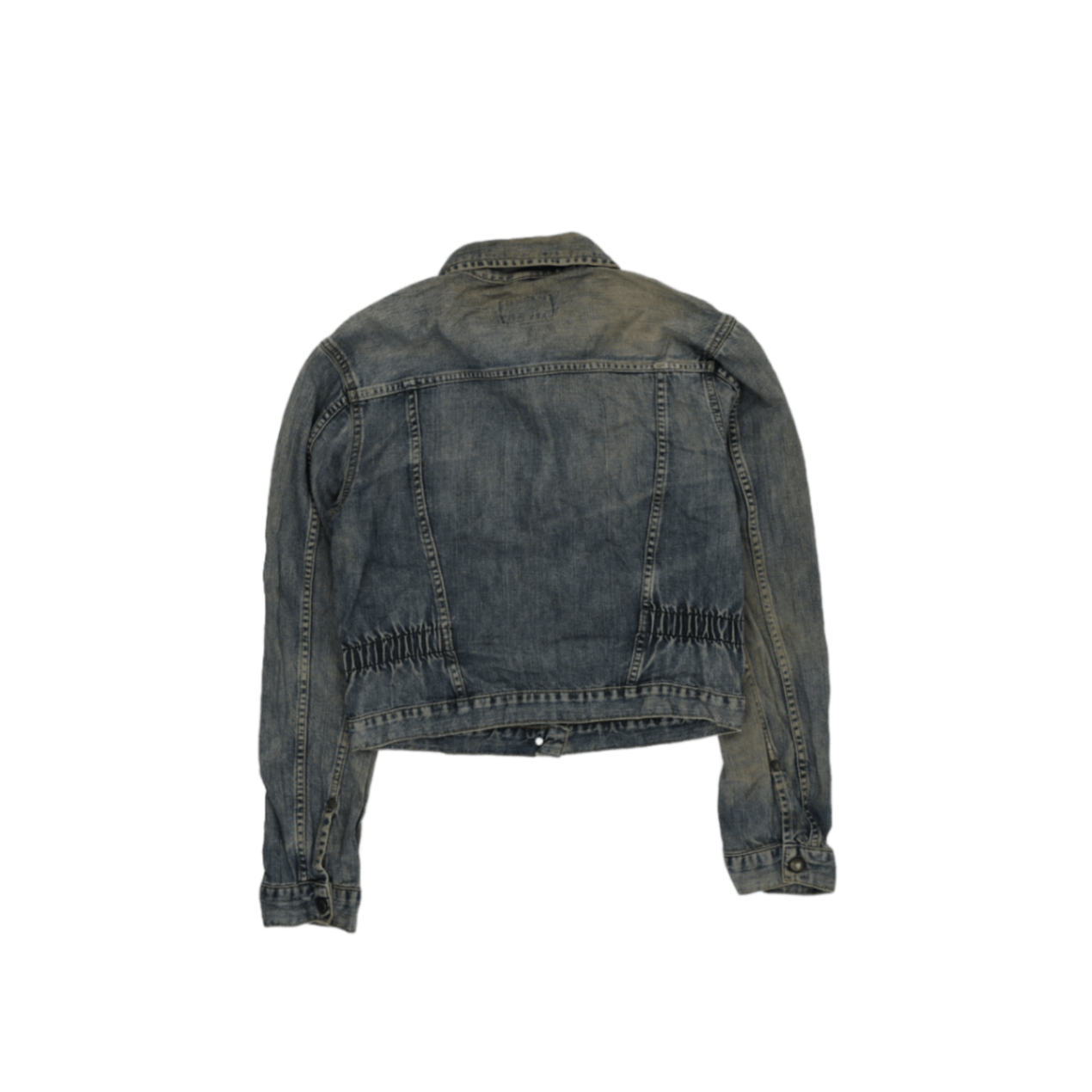 Wrangler Vintage Blue Denim Trucker Jacket Size M Cotton