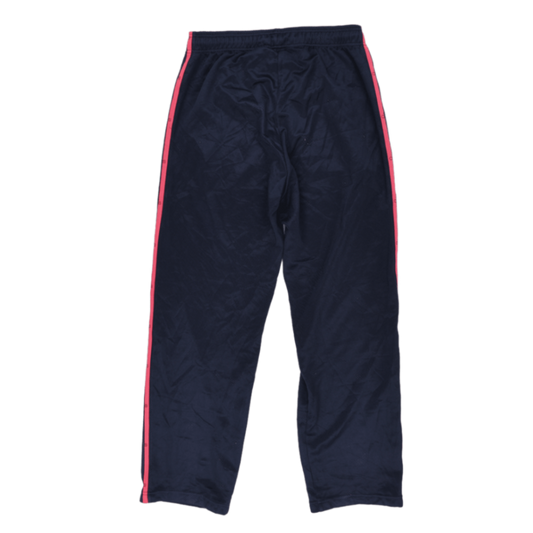 adidas Navy Blue Jogger Trousers Large 76cm Inseam 42cm Waist Polyester