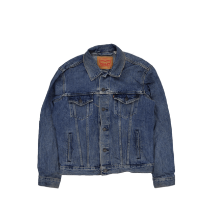 Levi Strauss & Co Classic Blue Denim Trucker Jacket Men's Medium Cotton Vintage
