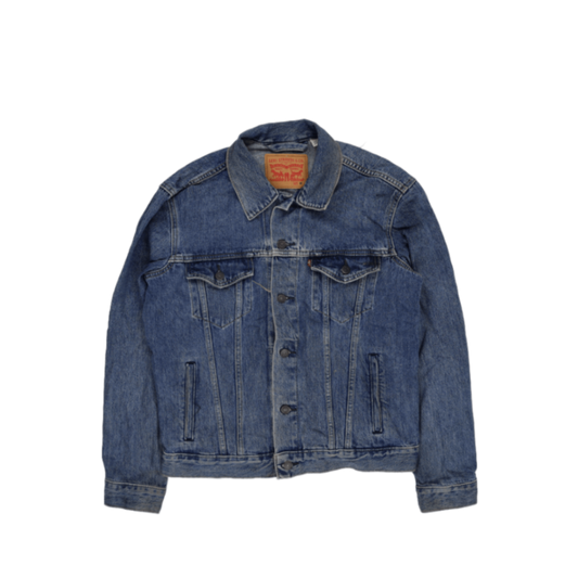 Levi Strauss & Co Classic Blue Denim Trucker Jacket Men's Medium Cotton Vintage