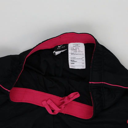 Nike Dri-FIT Black and Pink Sports Trousers Women's Size Small 76cm Inseam Polyester