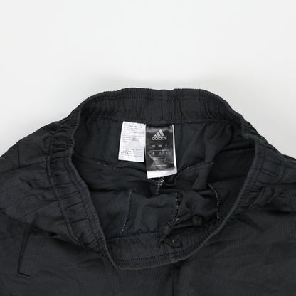 adidas Mens Black Track Trousers Large 77 cm Inseam Polyester