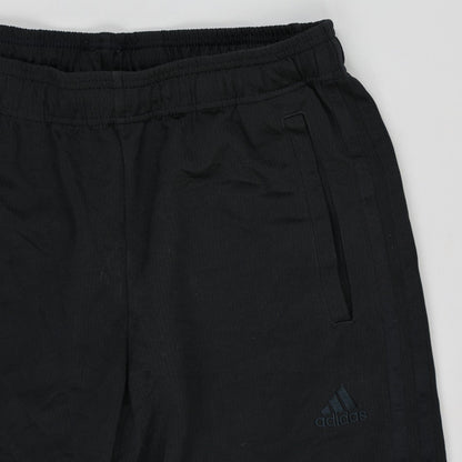 adidas Mens Black Track Trousers Large 77 cm Inseam Polyester