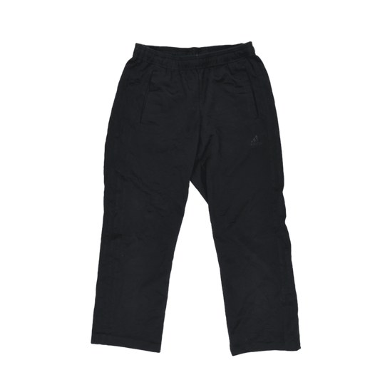 adidas Mens Black Track Trousers Large 77 cm Inseam Polyester