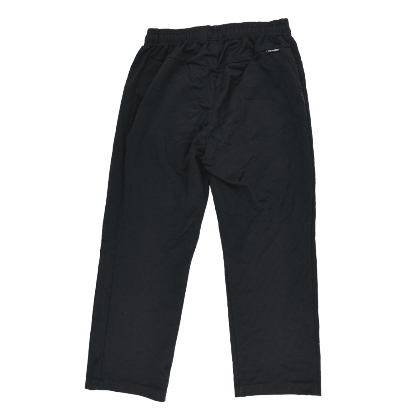 adidas Mens Black Track Trousers Large 77 cm Inseam Polyester
