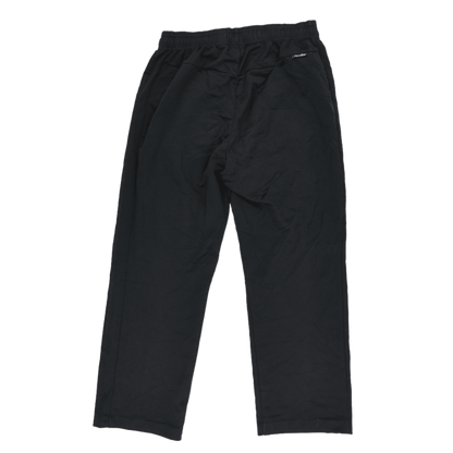 adidas Mens Black Track Trousers Large 77 cm Inseam Polyester