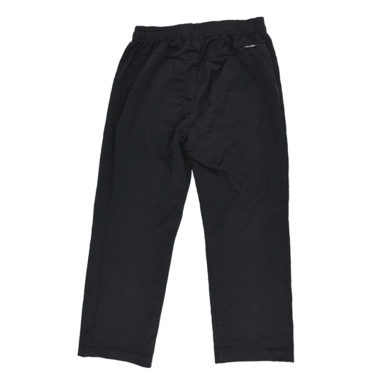adidas Mens Black Track Trousers Large 77 cm Inseam Polyester