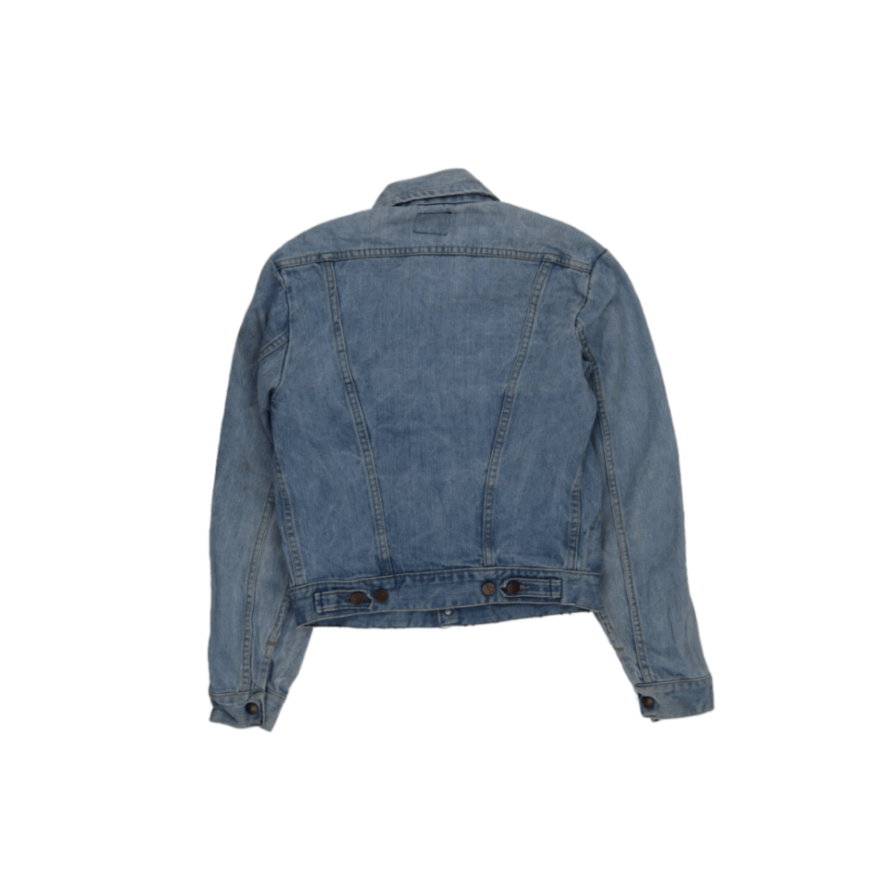 Wrangler Vintage Light Blue Denim Jacket Small Cotton Collared