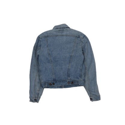 Wrangler Vintage Light Blue Denim Jacket Small Cotton Collared