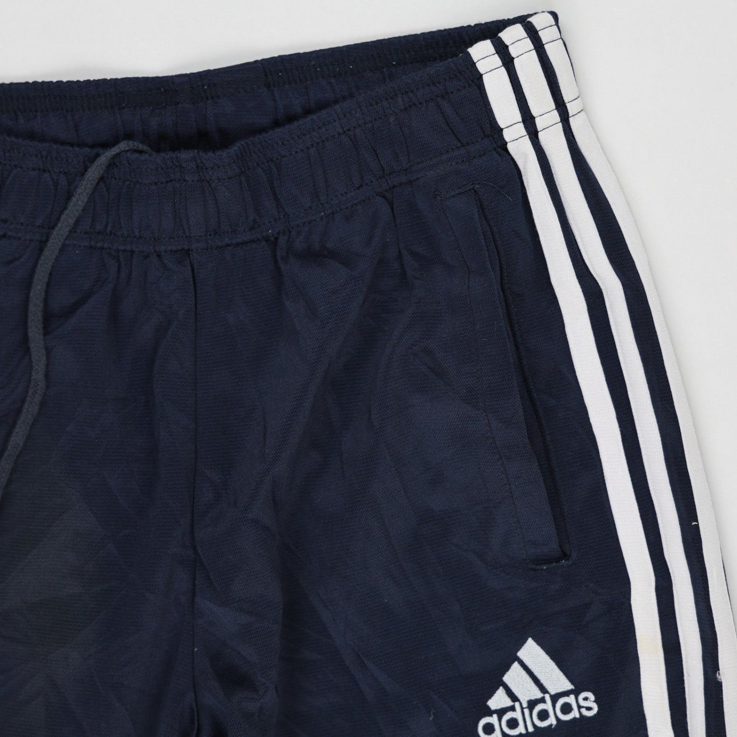 adidas Navy Blue Track Pants Men Size Medium 41 Waist 78 Inseam Polyamide