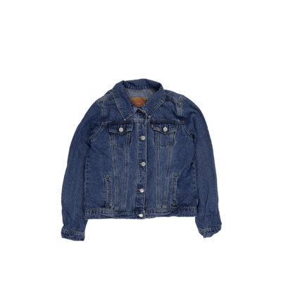 Levi's Vintage Blue Denim Jacket Medium Cotton Denim Collared