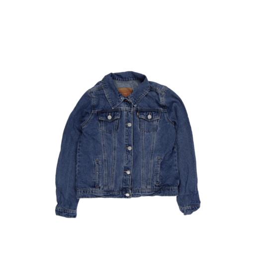 Levi's Vintage Blue Denim Jacket Medium Cotton Denim Collared