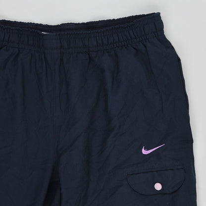 Nike Dri-FIT Track Trousers Navy Blue Medium 32 Waist 32 Inseam Polyester
