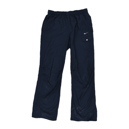 Nike Dri-FIT Track Trousers Navy Blue Medium 32 Waist 32 Inseam Polyester