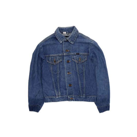 Wrangler Vintage Embroidered Denim Jacket Blue Size 33 Cotton