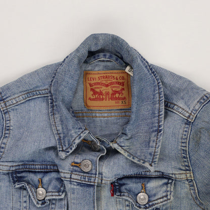 Levi's Classic Denim Jacket Light Blue XS Cotton Denim Women's
