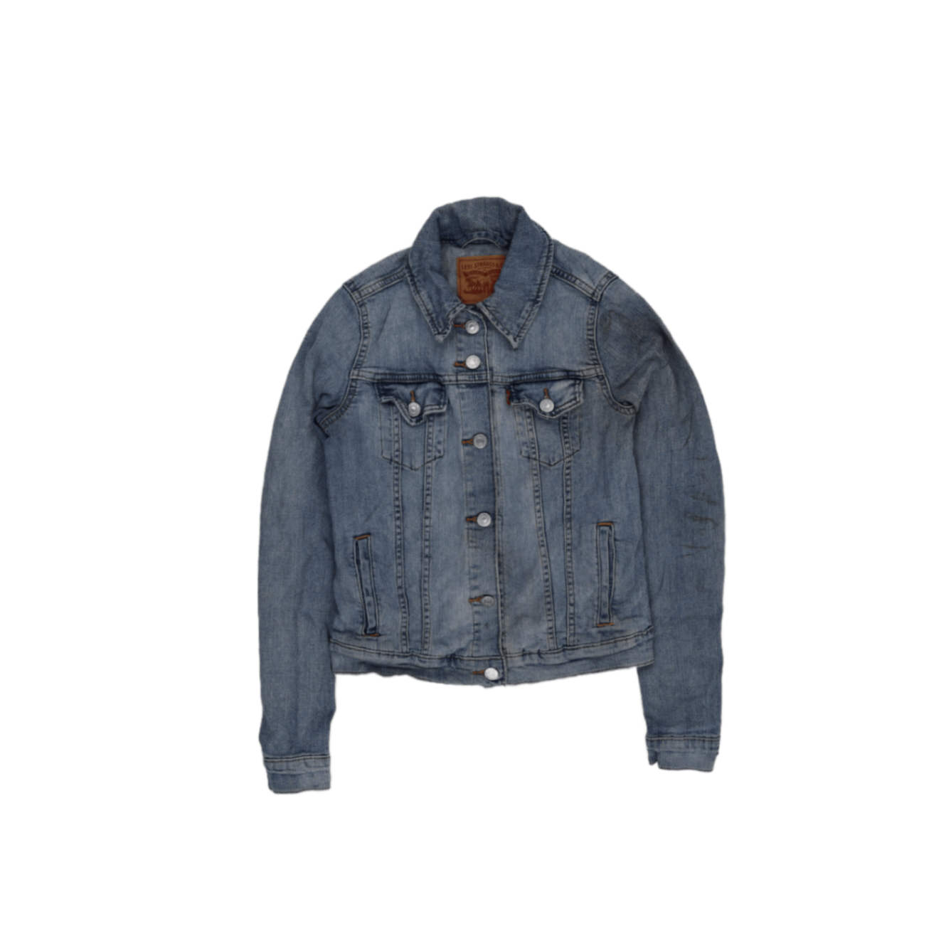Levi's Classic Denim Jacket Light Blue XS Cotton Denim Women's
