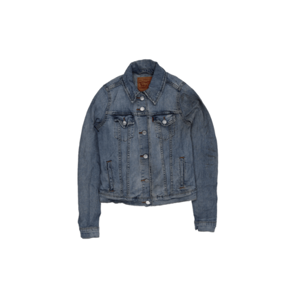 Levi's Classic Denim Jacket Light Blue XS Cotton Denim Women's