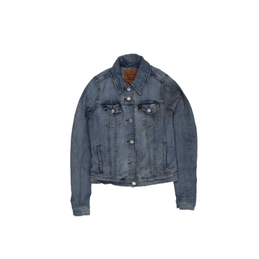 Levi's Classic Denim Jacket Light Blue XS Cotton Denim Women's