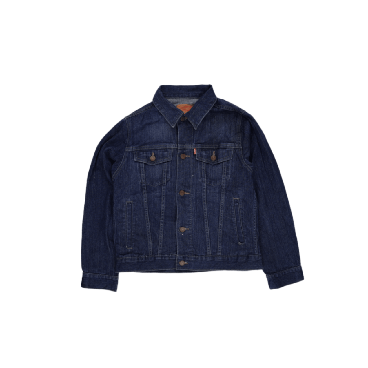 Levi's Vintage Blue Denim Trucker Jacket Size Large Cotton Denim