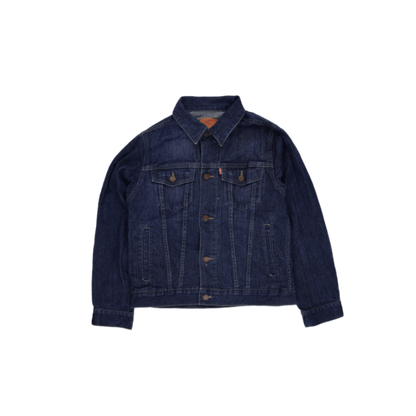 Levi's Vintage Blue Denim Trucker Jacket Size Large Cotton Denim