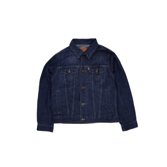 Levi's Vintage Blue Denim Trucker Jacket Size Large Cotton Denim