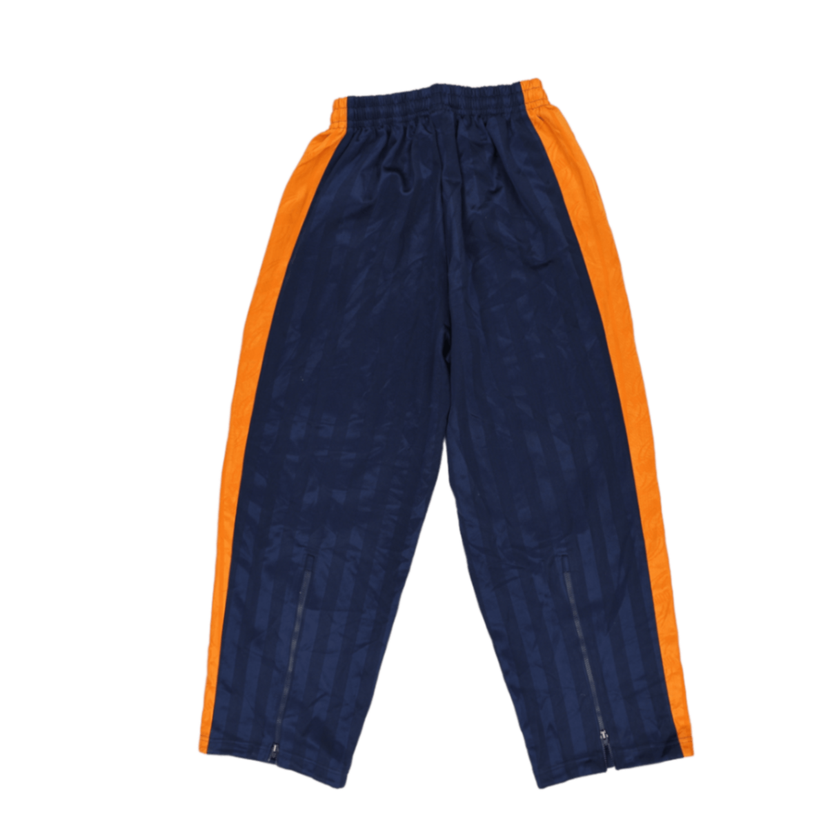 PUMA Vintage Track Pants Navy Blue Orange Medium Polyester 76 cm Inseam 38 cm Waist