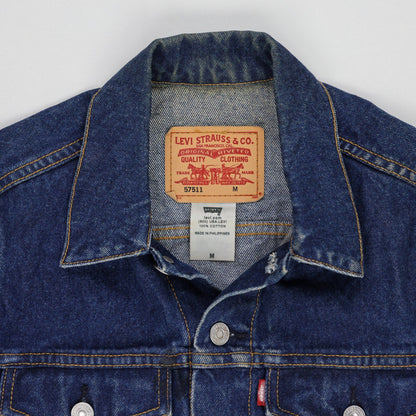 Levi's Vintage Medium Blue Trucker Jacket 100% Cotton Size Medium