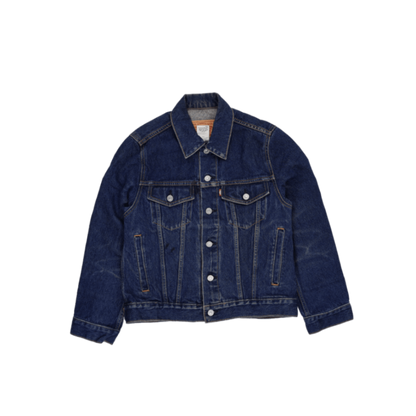 Levi's Vintage Medium Blue Trucker Jacket 100% Cotton Size Medium