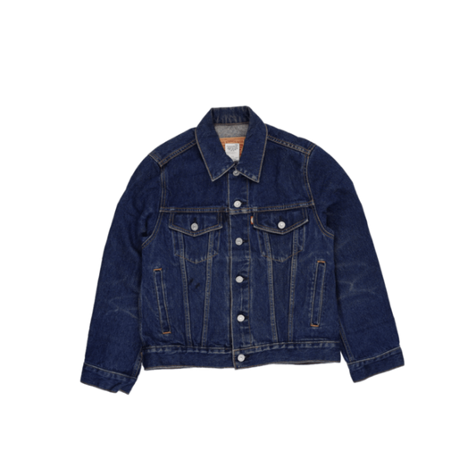 Levi's Vintage Medium Blue Trucker Jacket 100% Cotton Size Medium