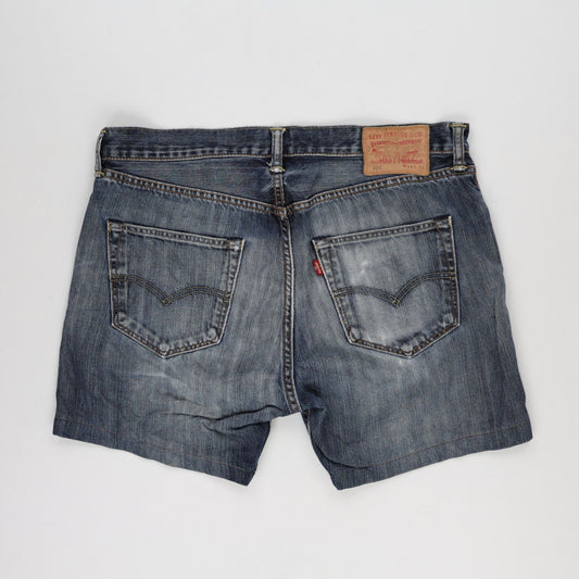 Levi's 501 Vintage Blue Denim Shorts for Men Size 34 Denim Cotton