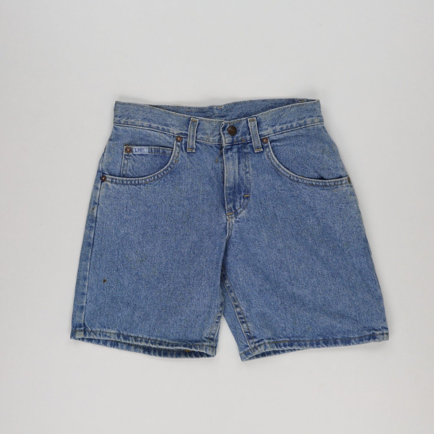 Lee Vintage Denim Blue Casual Shorts 32 Inch Waist 9 Inch Inseam Medium