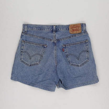 Levi's 550 Vintage Blue Denim Shorts W34 L 100% Cotton Relaxed Fit