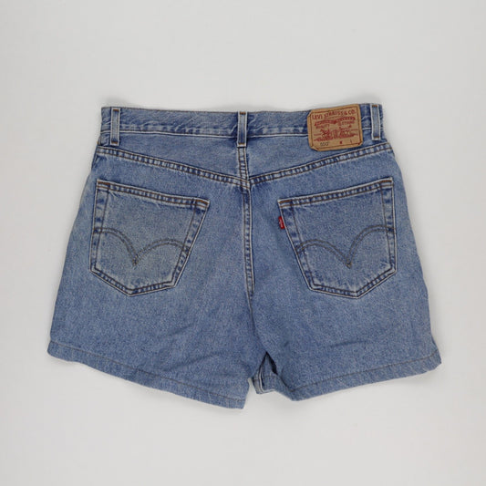 Levi's 550 Vintage Blue Denim Shorts W34 L 100% Cotton Relaxed Fit