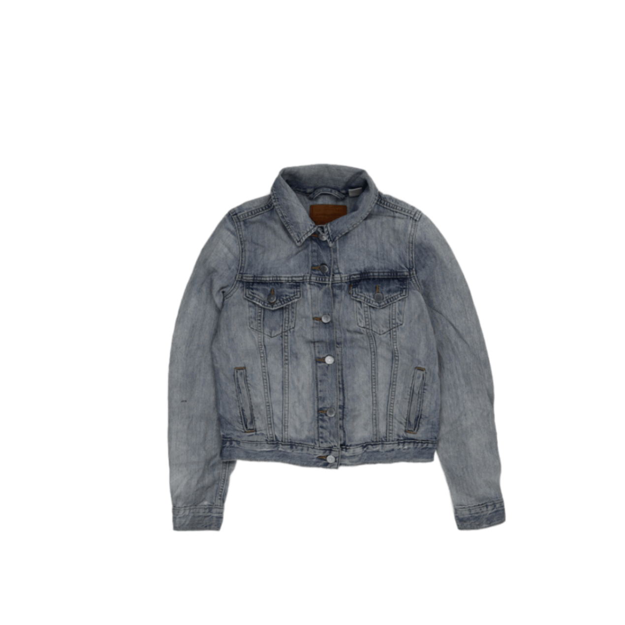 Levi's Vintage Light Blue Cotton Denim Jacket Women's Size XS Classic Collared