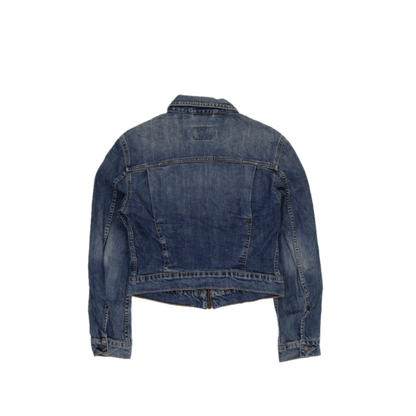 Levi's 73695 Vintage Blue Denim Jacket Medium Cotton Denim Collared