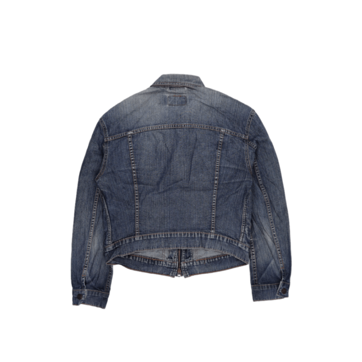 Levi's Vintage Denim Jacket Women Large Blue Cotton Collared