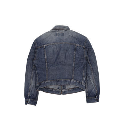 Levi's Vintage Denim Jacket Women Large Blue Cotton Collared