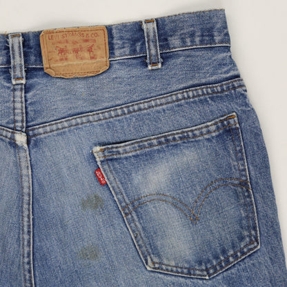 Levi's Vintage Cut-Off Denim Shorts Blue W34 Cotton Unisex