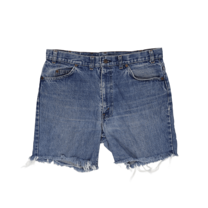 Levi's Vintage Cut-Off Denim Shorts Blue W34 Cotton Unisex