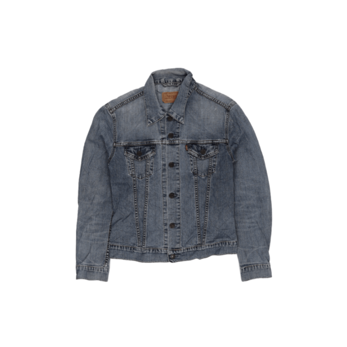 Levi Strauss & Co Womens Vintage Blue Denim Jacket Medium Cotton