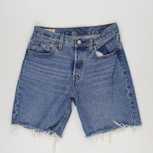 Levi's 501 Vintage Blue Denim Cut-Off Shorts W34 Cotton