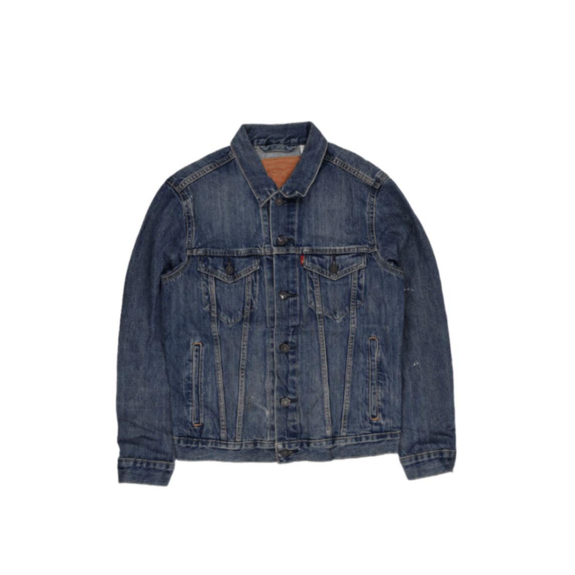 Levi's Vintage Blue Denim Trucker Jacket Men's Medium Cotton