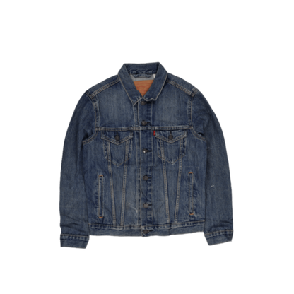 Levi's Vintage Blue Denim Trucker Jacket Men's Medium Cotton