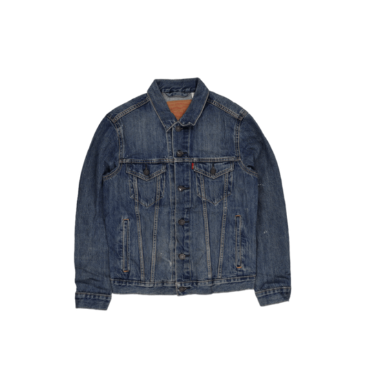 Levi's Vintage Blue Denim Trucker Jacket Men's Medium Cotton