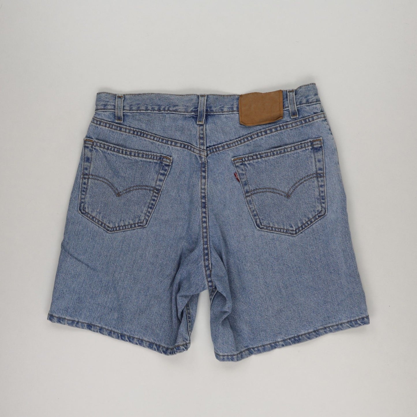 Levi's Vintage Light Blue Denim Shorts 34W Cotton 9.5 Inch Inseam