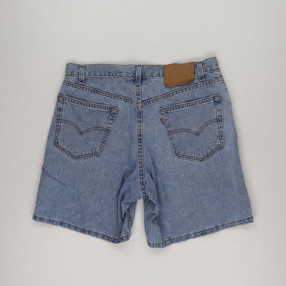 Levi's Vintage Light Blue Denim Shorts 34W Cotton 9.5 Inch Inseam