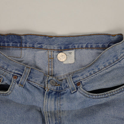 Levi's Vintage Light Blue Denim Shorts 34W Cotton 9.5 Inch Inseam