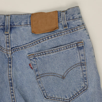 Levi's Vintage Light Blue Denim Shorts 34W Cotton 9.5 Inch Inseam
