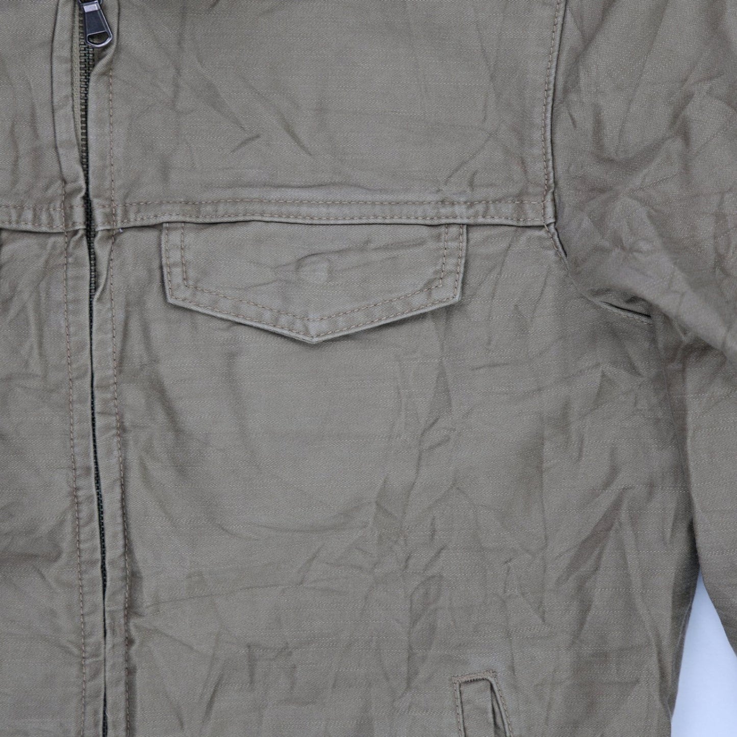 Levi Strauss & Co Khaki Cotton Casual Jacket Men Medium Vintage
